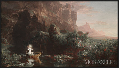 Thomas Cole, The Voyage of Life: Childhood – full painting reproduction, digital download for Samsung Frame TV.
