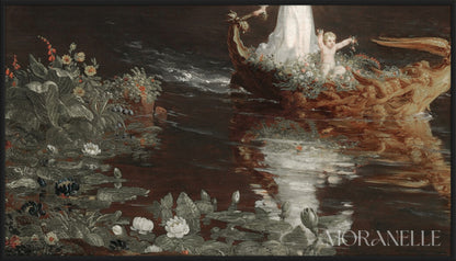 Thomas Cole, The Voyage of Life: Childhood – painting details, digital download for Samsung Frame TV.