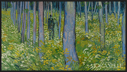 Vincent van Gogh, Undergrowth with two Figures – full painting reproduction, digital download for Samsung Frame TV.
