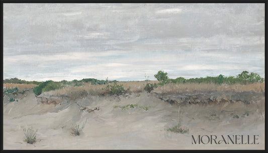 William Merritt Chase, Wind-Swept Sands – full painting reproduction, digital download for Samsung Frame TV.