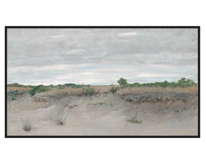 William Merritt Chase, Wind-Swept Sands – full painting reproduction, digital download for Samsung Frame TV.