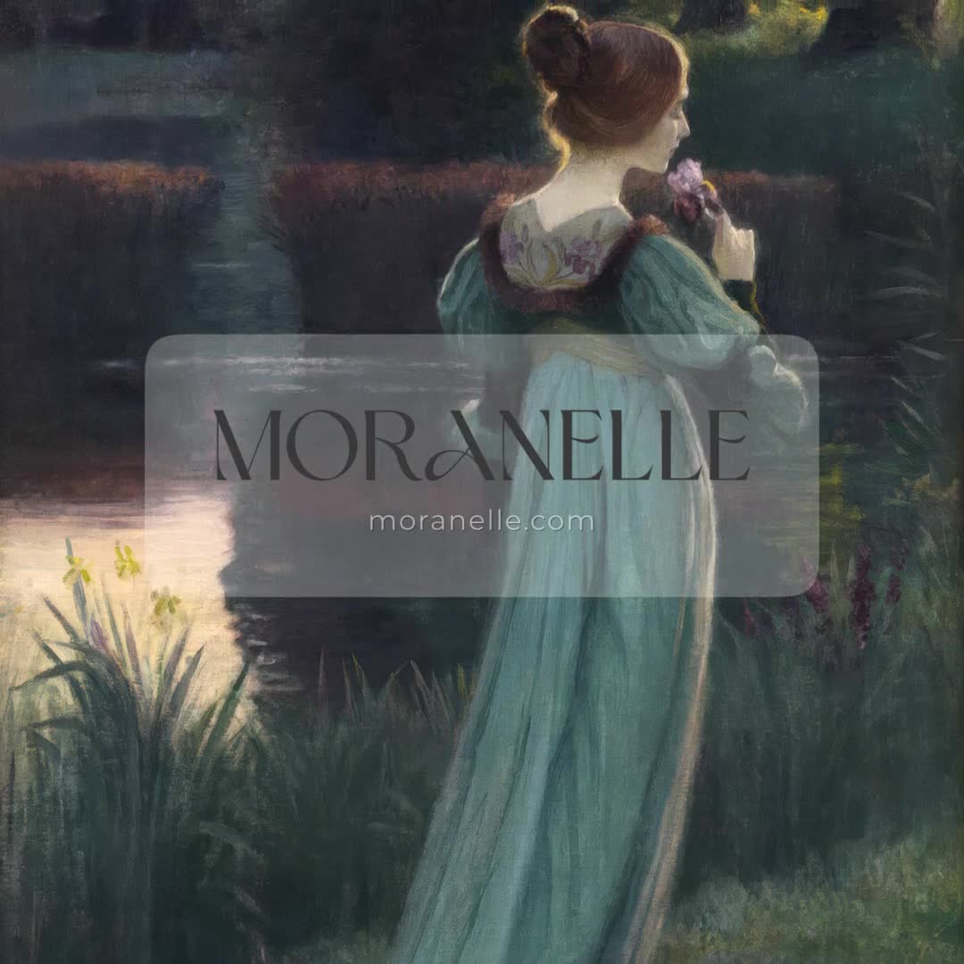 Video of Reminiscing by a Pond painting