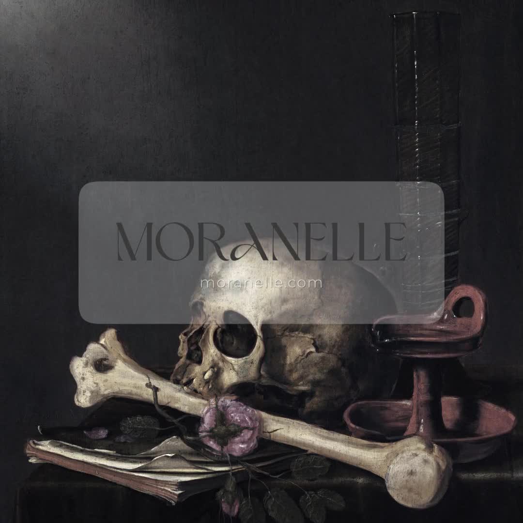 Video of Skull and Crossed Bones painting