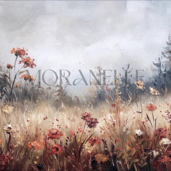 Video of floral painting