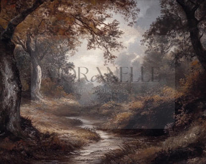 Vintage Autumn Forest