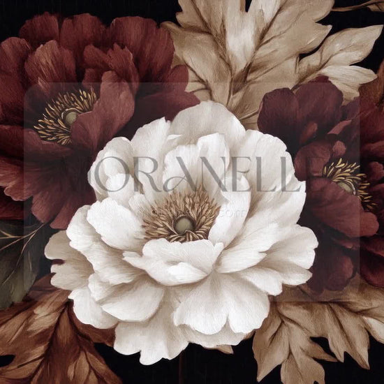 Video of floral painting.