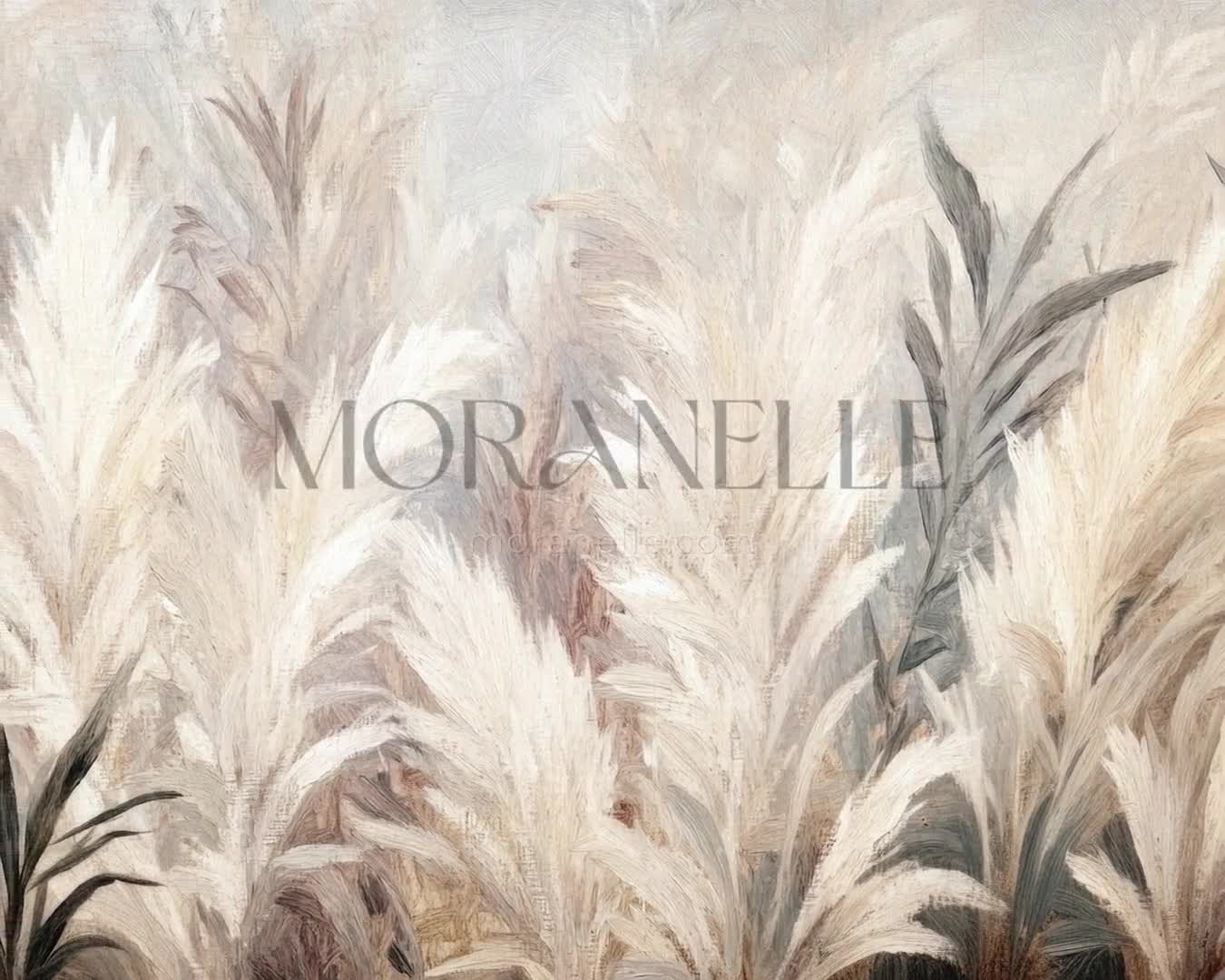 Slow RTL slide of the Pampas Grass Painting showcasing its serene beauty.