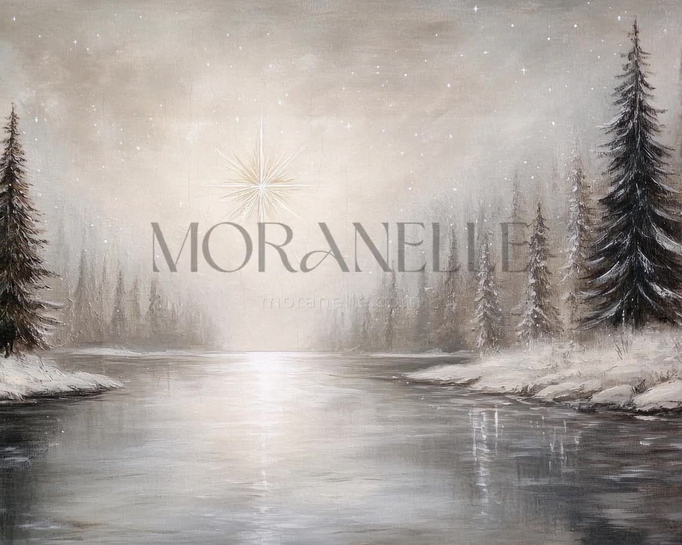 Video of painting of Star of Bethlehem.
