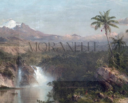 Mountain Waterfall Landscape