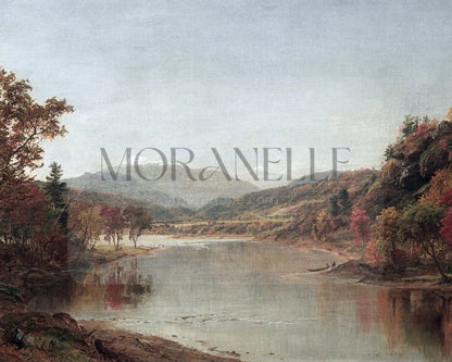Autumn River Landscape