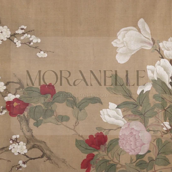 After Yun Shouping, One Hundred Flowers – short video preview showing how the painting appears on Samsung Frame TV.