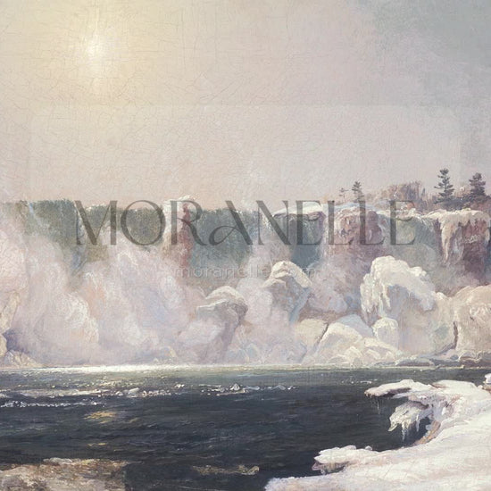 Jasper Francis Cropsey, Niagara Falls in Winter – short video preview showing how the painting appears on Samsung Frame TV.