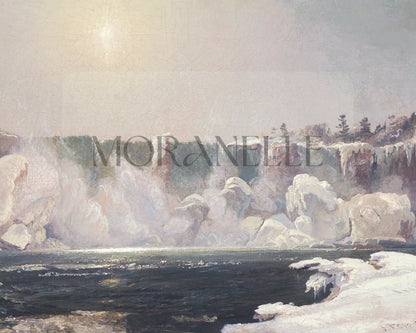 Jasper Francis Cropsey, Niagara Falls in Winter – short video preview showing how the painting appears on Samsung Frame TV.