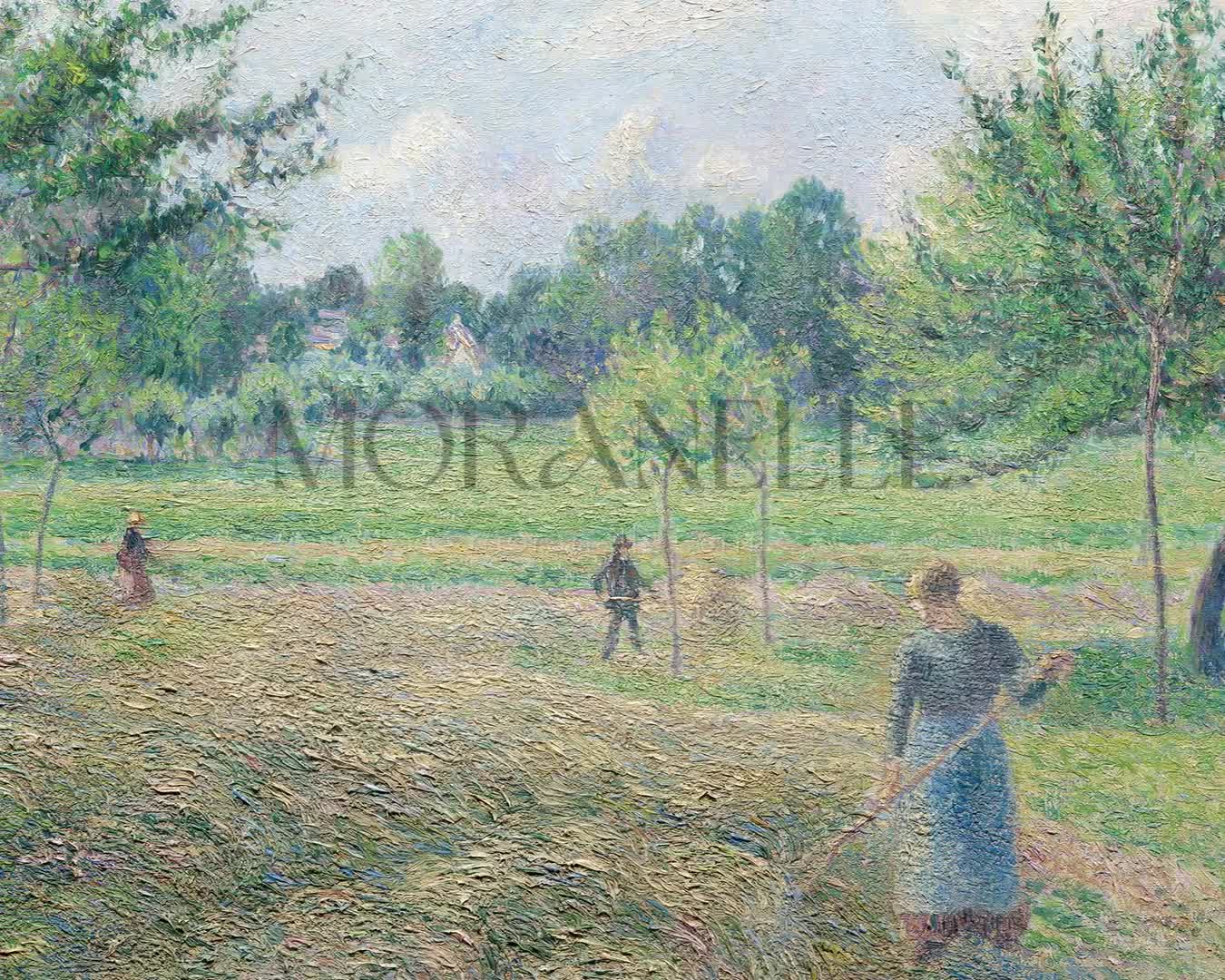 Camille Pissarro, Fenaison à Éragny – short video preview showing how the painting appears on Samsung Frame TV.