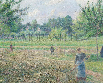 Camille Pissarro, Fenaison à Éragny – short video preview showing how the painting appears on Samsung Frame TV.
