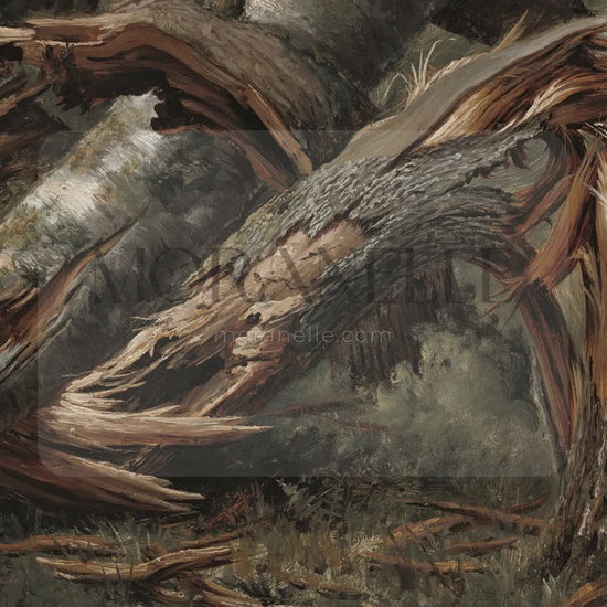 Alexandre Calame, Fallen Tree – short video preview showing how the painting appears on Samsung Frame TV.