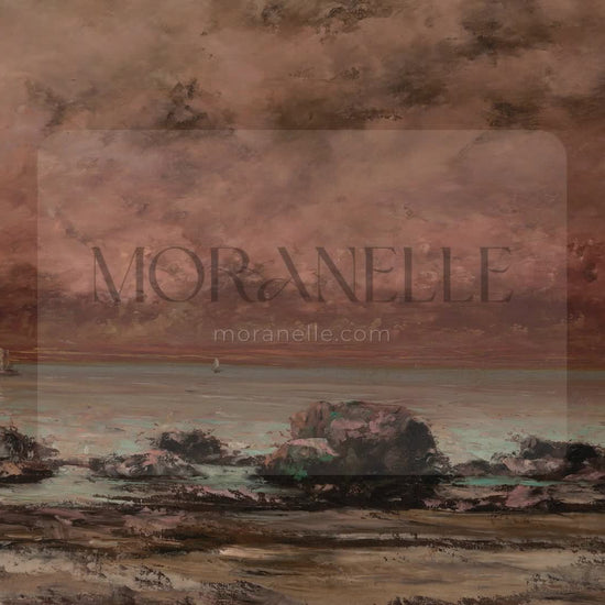 Gustave Courbet, Les Roches Noires à Trouville – short video preview showing how the painting appears on Samsung Frame TV.