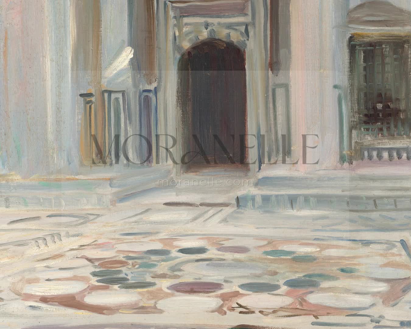 John Singer Sargent, Pavement, Cairo – short video preview showing how the painting appears on Samsung Frame TV.