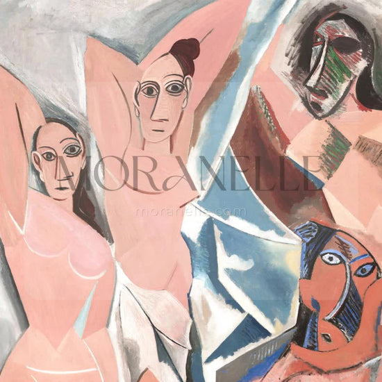 Pablo Picasso, Les Demoiselles d Avignon – short video preview showing how the painting appears on Samsung Frame TV.