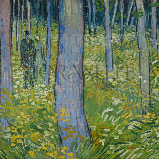 Vincent van Gogh, Undergrowth with two Figures – short video preview showing how the painting appears on Samsung Frame TV.