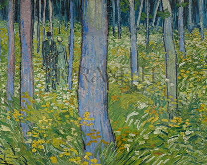 Vincent van Gogh, Undergrowth with two Figures – short video preview showing how the painting appears on Samsung Frame TV.