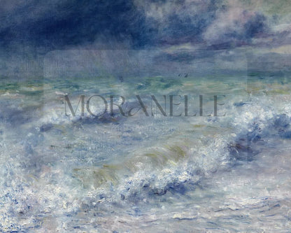 Auguste Renoir, La Vague – short video preview showing how the painting appears on Samsung Frame TV.
