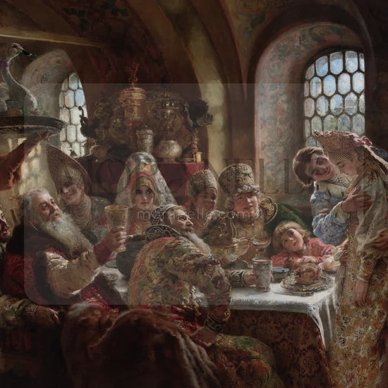 Konstantin Makovsky, A Boyar Wedding Feast – short video preview showing how the painting appears on Samsung Frame TV.
