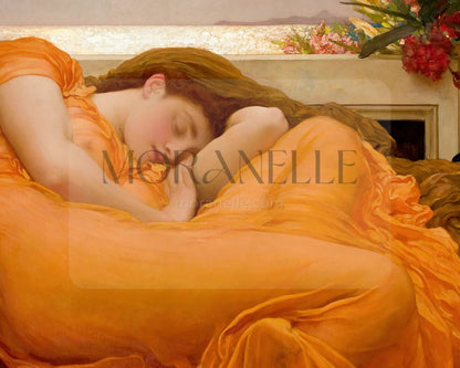 Sir Frederic Leighton, Flaming June – short video preview showing how the painting appears on Samsung Frame TV.