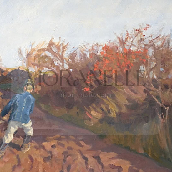 Peter Hansen, The Plowman Turns – short video preview showing how the painting appears on Samsung Frame TV.