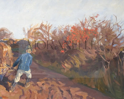 Peter Hansen, The Plowman Turns – short video preview showing how the painting appears on Samsung Frame TV.