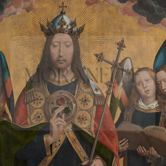 Hans Memling, Christus met zingende en musicerende engelen – short video preview showing how the painting appears on Samsung Frame TV.
