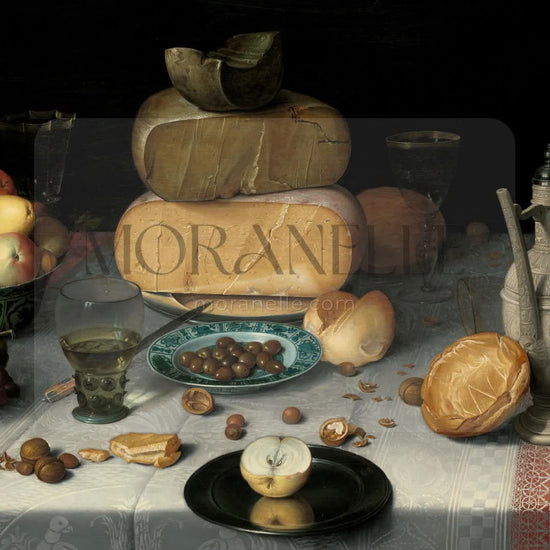 Floris van Dyck, Still Life with Cheese – short video preview showing how the painting appears on Samsung Frame TV.