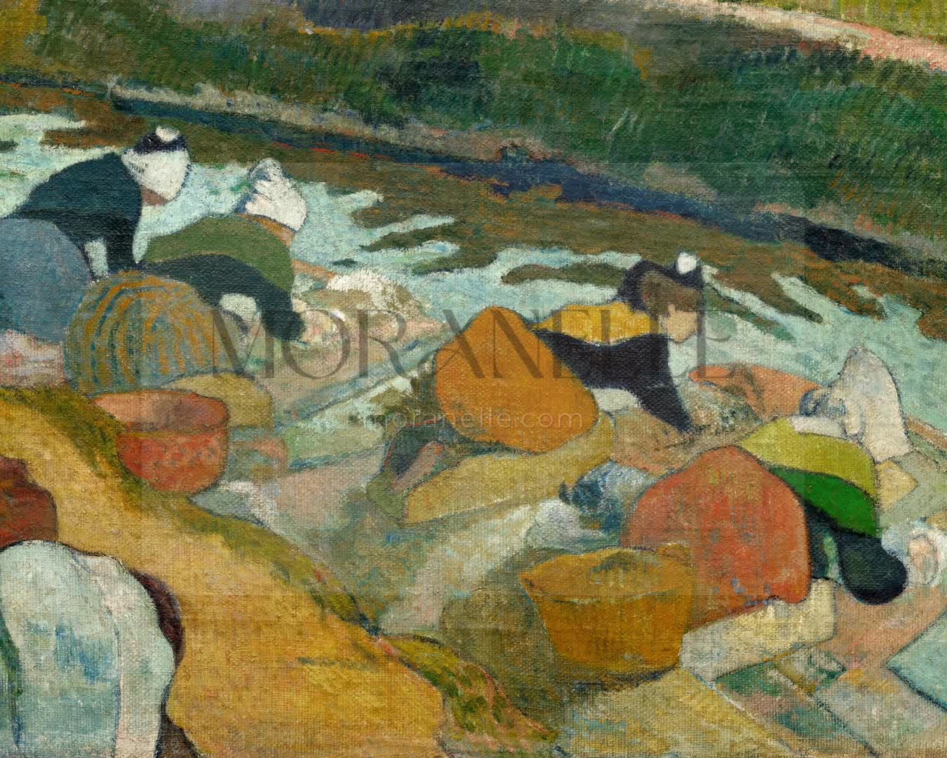 Paul Gauguin, Les Lavandières, Arles – short video preview showing how the painting appears on Samsung Frame TV.