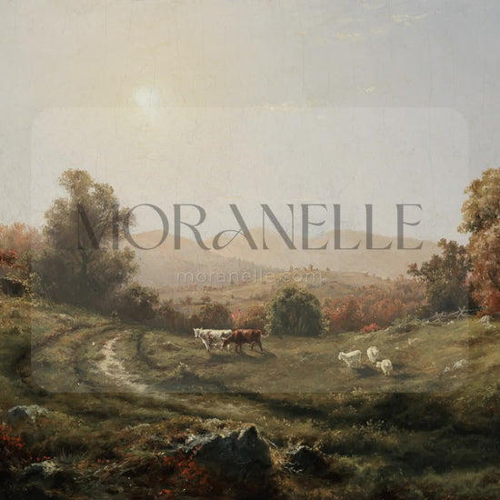 Charles H Moore Landscape - short video preview showing how the painting appears on Samsung Frame TV.