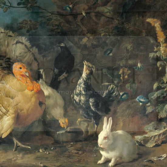 Franz Werner Tamm, Hausgeflügel und Kaninchen - short video preview showing how the painting appears on Samsung Frame TV.