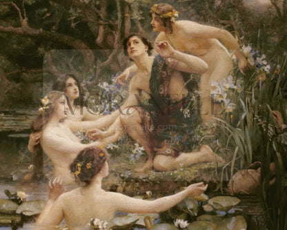Henrietta Rae Hylas and the Water Nymphs - short video preview showing how the painting appears on Samsung Frame TV.