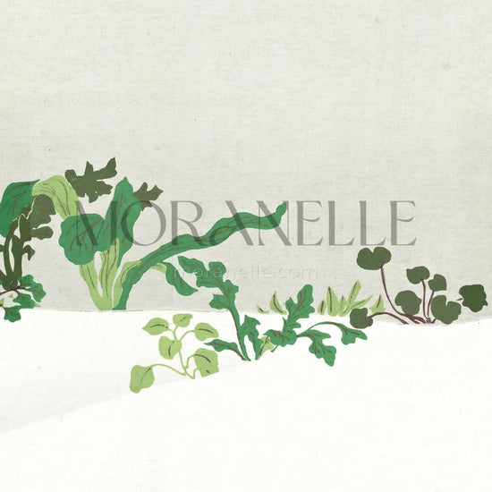 Kamisaka Sekka, Spring Herbs from the series A World of Things (Momoyogusa) - short video preview showing how the painting appears on Samsung Frame TV.