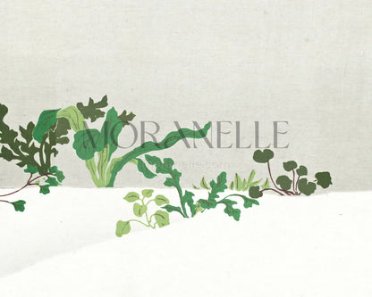 Kamisaka Sekka, Spring Herbs from the series A World of Things (Momoyogusa) - short video preview showing how the painting appears on Samsung Frame TV.