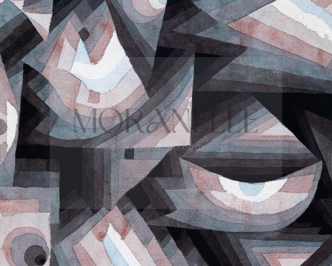 Paul Klee Crystal Gradation - short video preview showing how the painting appears on Samsung Frame TV.