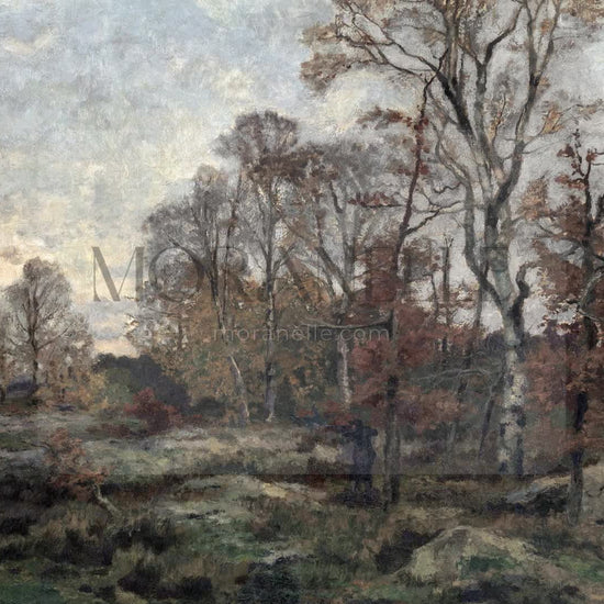Theodore Baron, Foret de Fontainebleau Soir d Automne - short video preview showing how the painting appears on Samsung Frame TV.