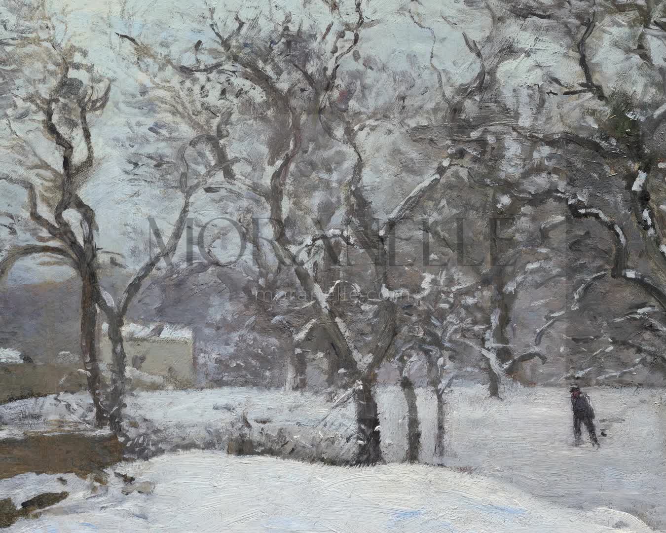 Camille Pissarro Snow at Louveciennes - short video preview showing how the painting appears on Samsung Frame TV.