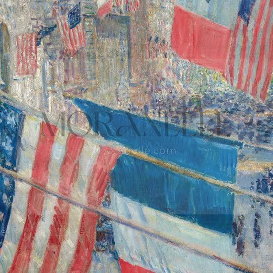 Childe Hassam Allies Day - short video preview showing how the painting appears on Samsung Frame TV.