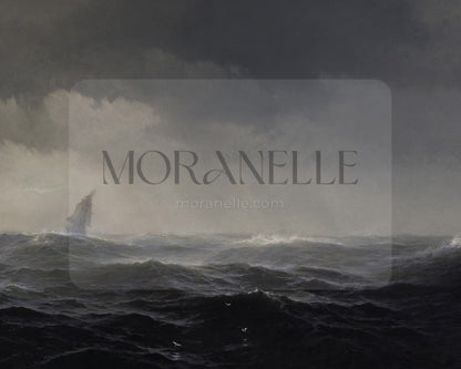 Edward Moran The Sea - short video preview showing how the painting appears on Samsung Frame TV.