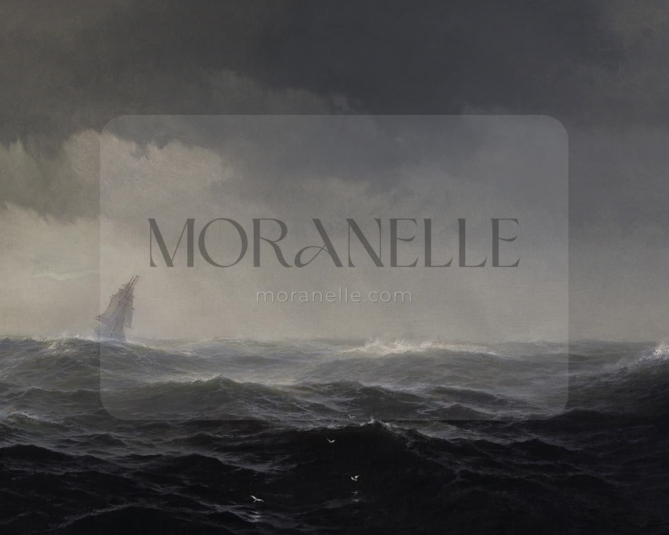 Edward Moran The Sea - short video preview showing how the painting appears on Samsung Frame TV.