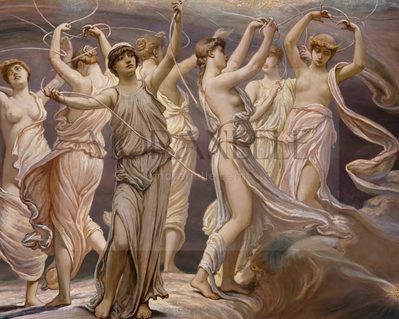 Elihu Vedder The Pleiades - short video preview showing how the painting appears on Samsung Frame TV.