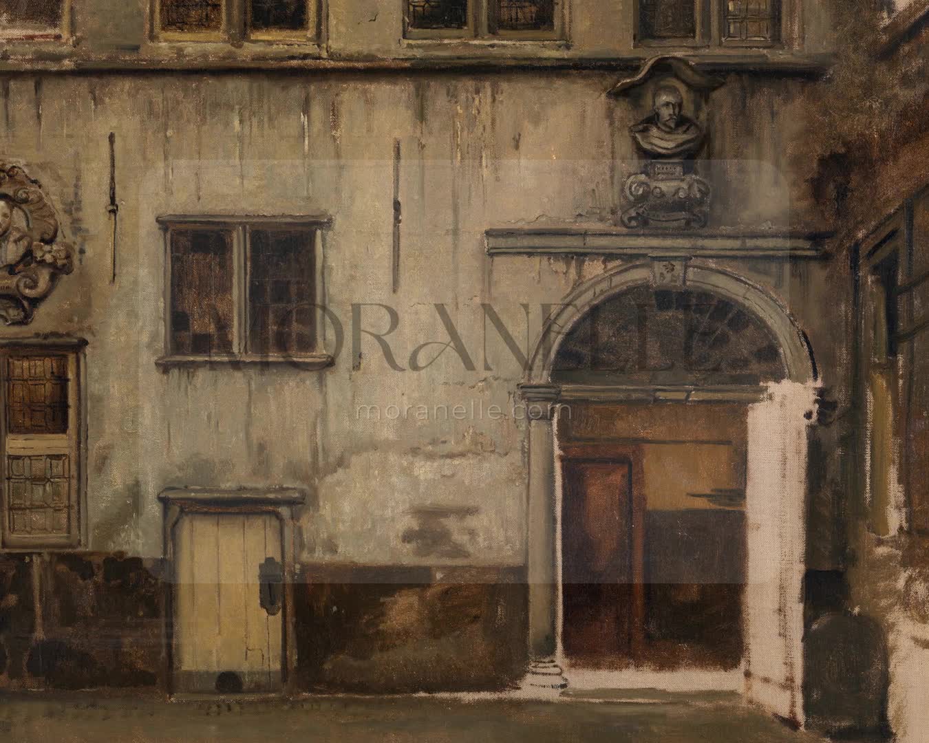 Henri Leys Binnenplaats van Het Huis van Christoffel Plantin - short video preview showing how the painting appears on Samsung Frame TV.