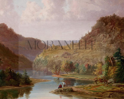 Jacob Cox Landscape with Stream - short video preview showing how the painting appears on Samsung Frame TV.