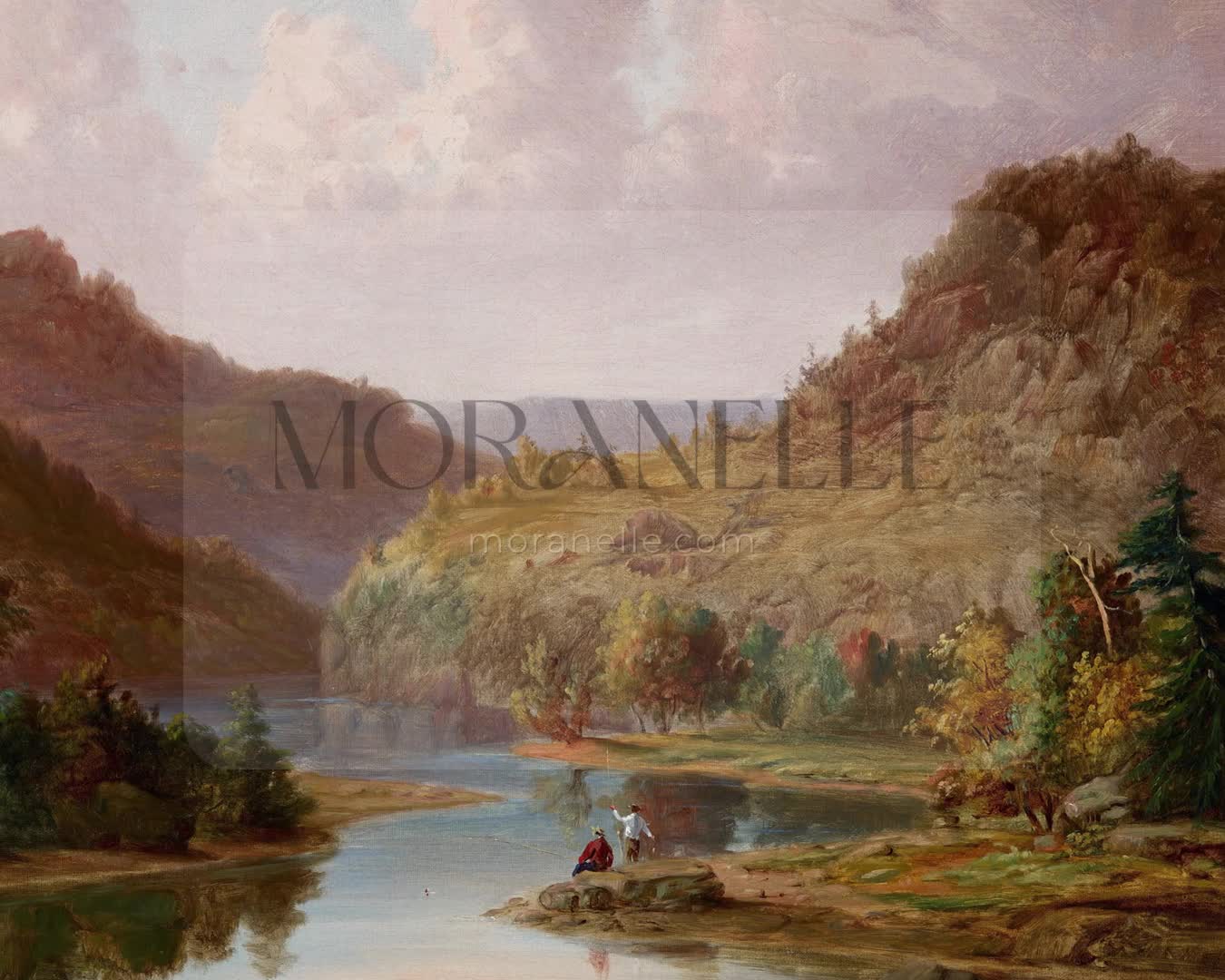 Jacob Cox Landscape with Stream - short video preview showing how the painting appears on Samsung Frame TV.