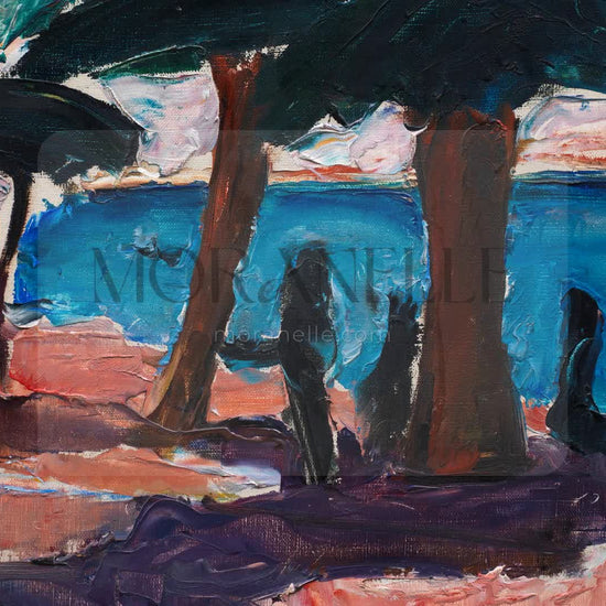 Jens Adolf Emil Jerichau The Quay Bandol - short video preview showing how the painting appears on Samsung Frame TV.