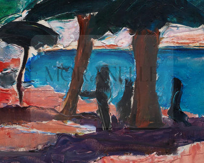 Jens Adolf Emil Jerichau The Quay Bandol - short video preview showing how the painting appears on Samsung Frame TV.